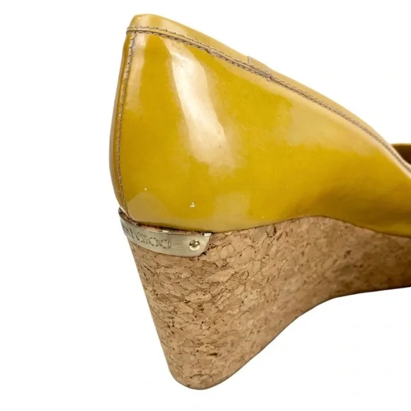 Jimmy Choo Mustard Yellow Pumps - Picture 7 of 8